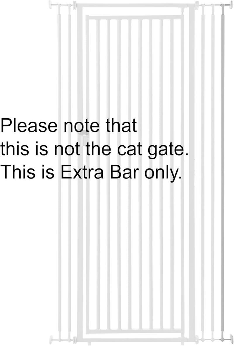 Richell Cat Safety Gate Extra Bar in Black - Image 2